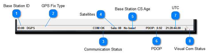 Main & Map Status Bar